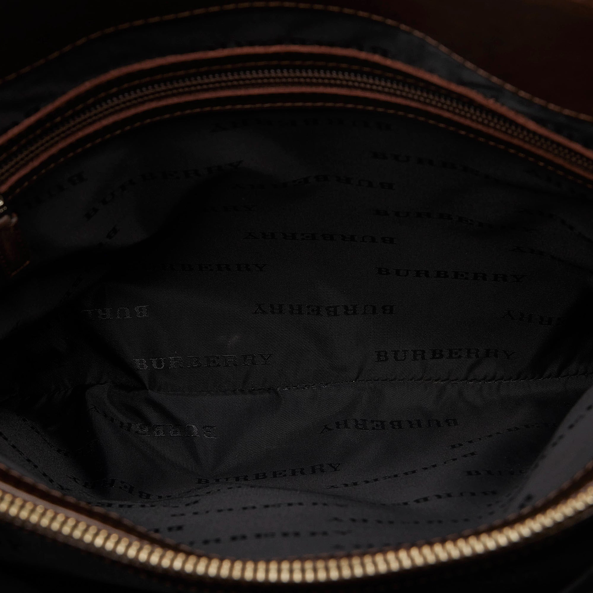 Brown Burberry House Check Tote