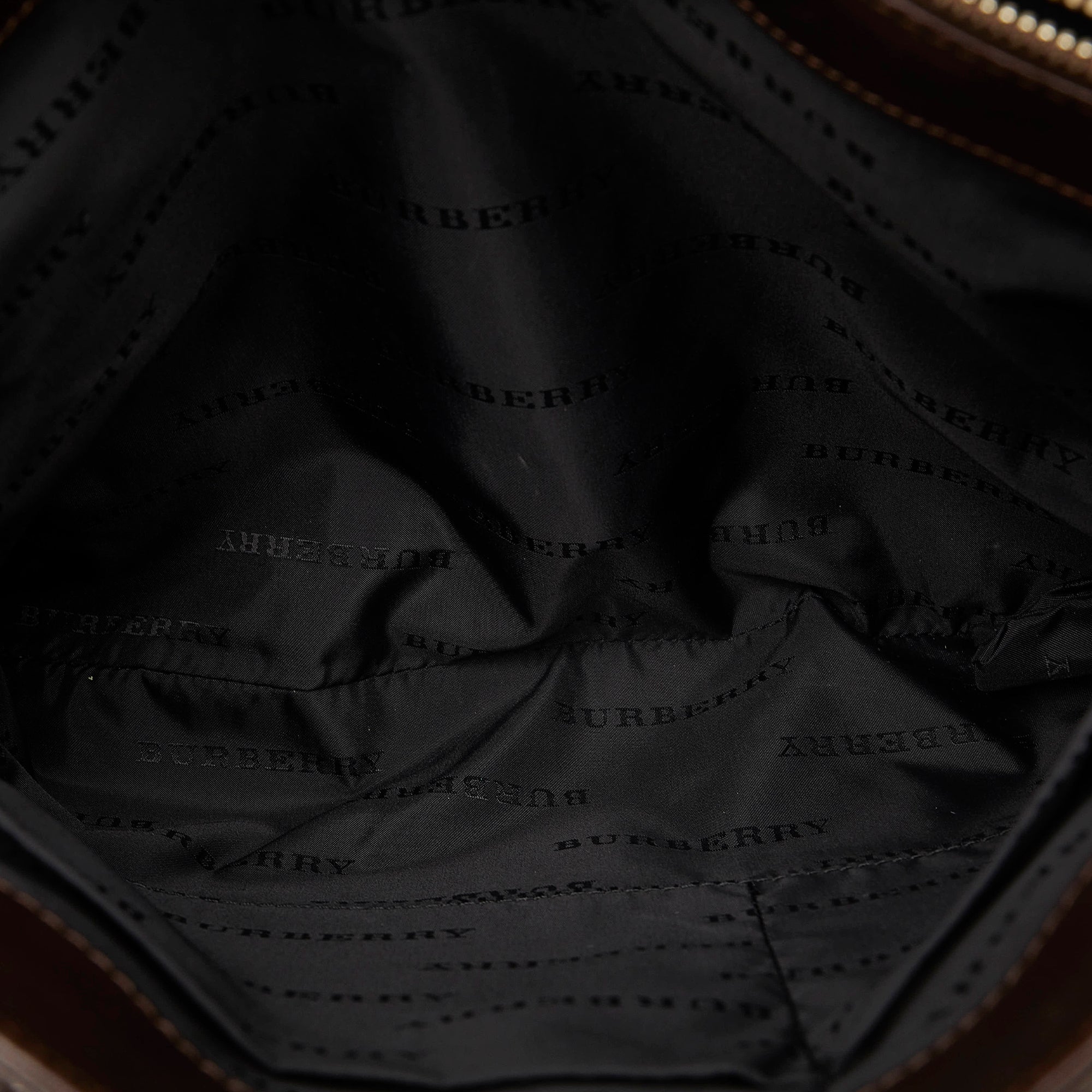 Brown Burberry House Check Tote