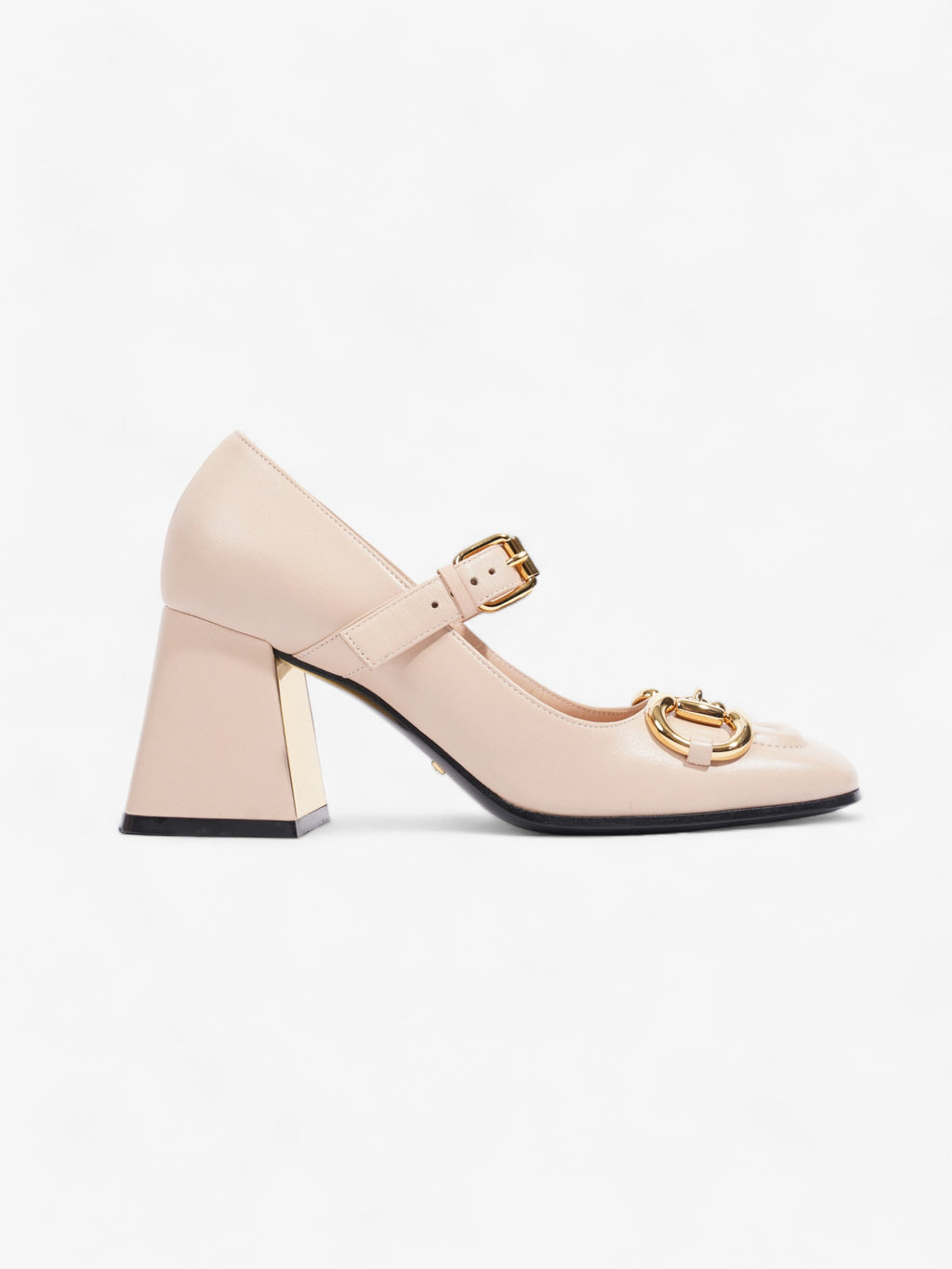 Gucci Horsebit Pump Nude Leather EU 36 UK 3