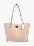 Coach Willow Tote Nude / Grey Leather