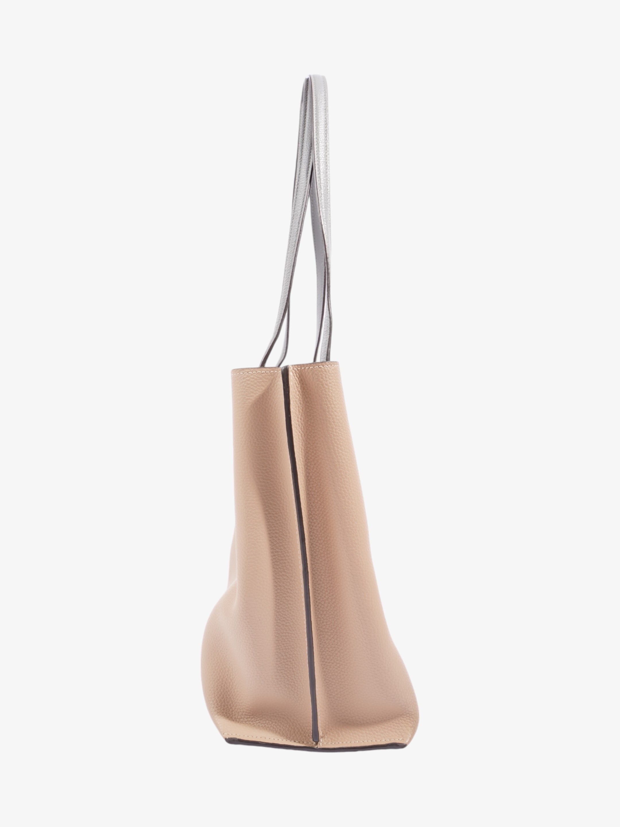 Coach Willow Tote Nude / Grey Leather