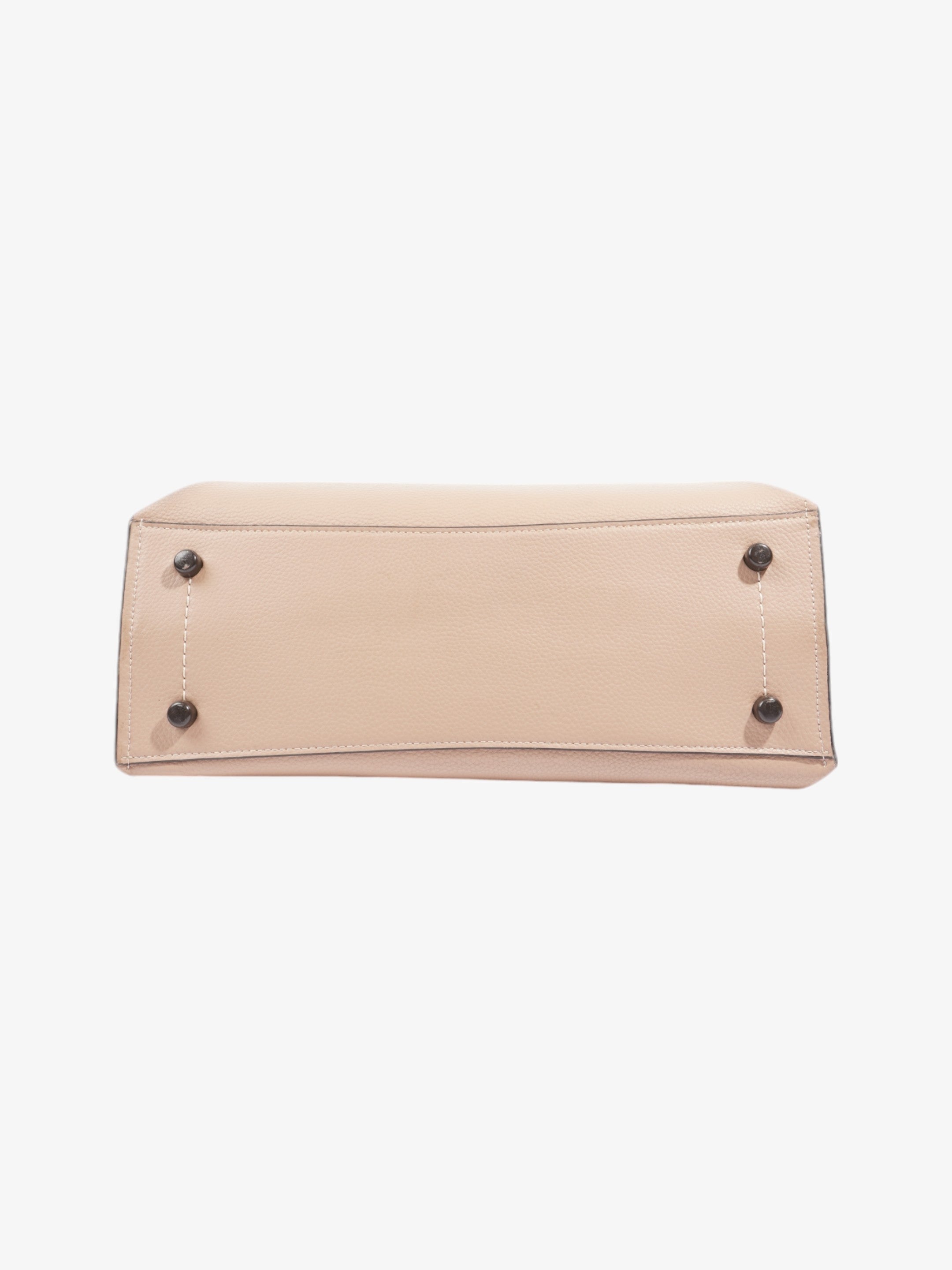 Coach Willow Tote Nude / Grey Leather