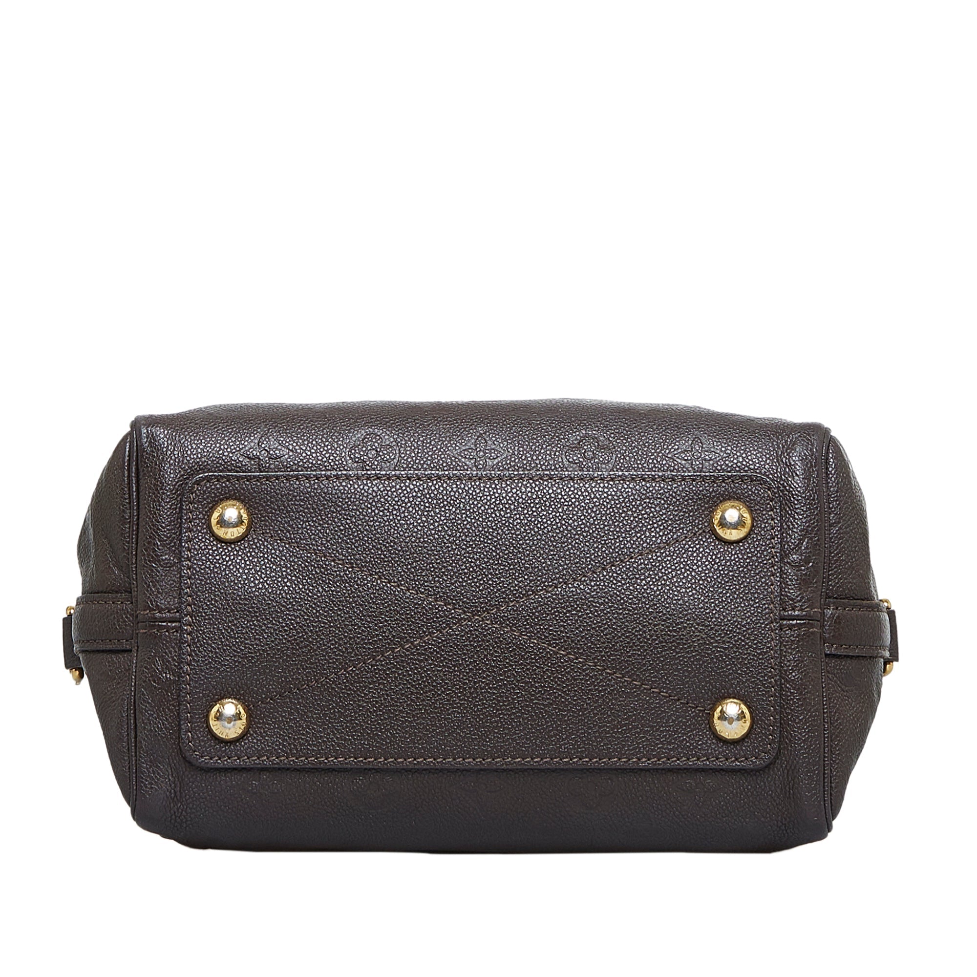 Brown Louis Vuitton Monogram Empreinte Speedy Bandouliere 25 Boston Bag