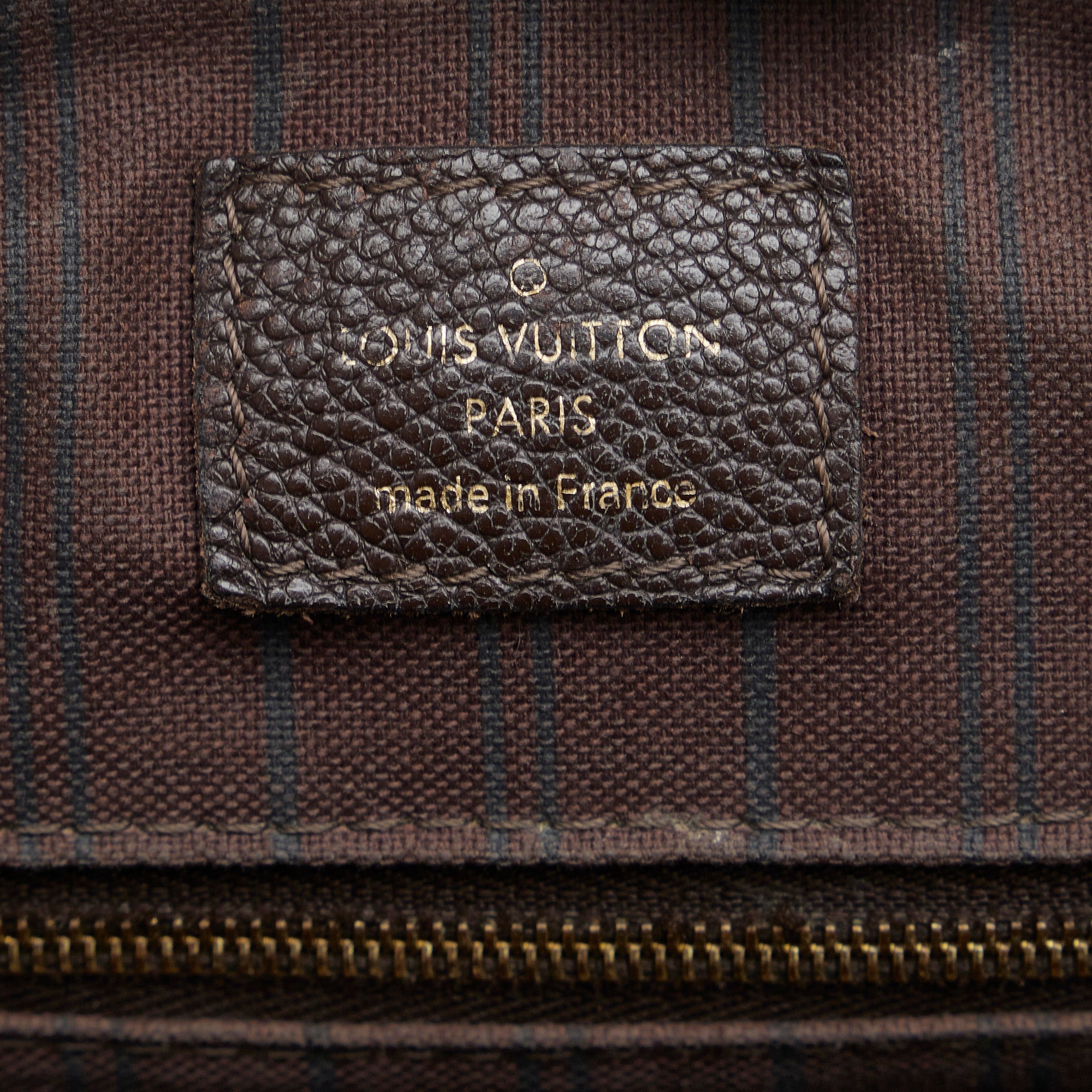 Brown Louis Vuitton Monogram Empreinte Speedy Bandouliere 25 Boston Bag