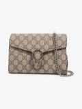 Gucci Dionysus Chain Wallet GG Supreme  Coated Canvas