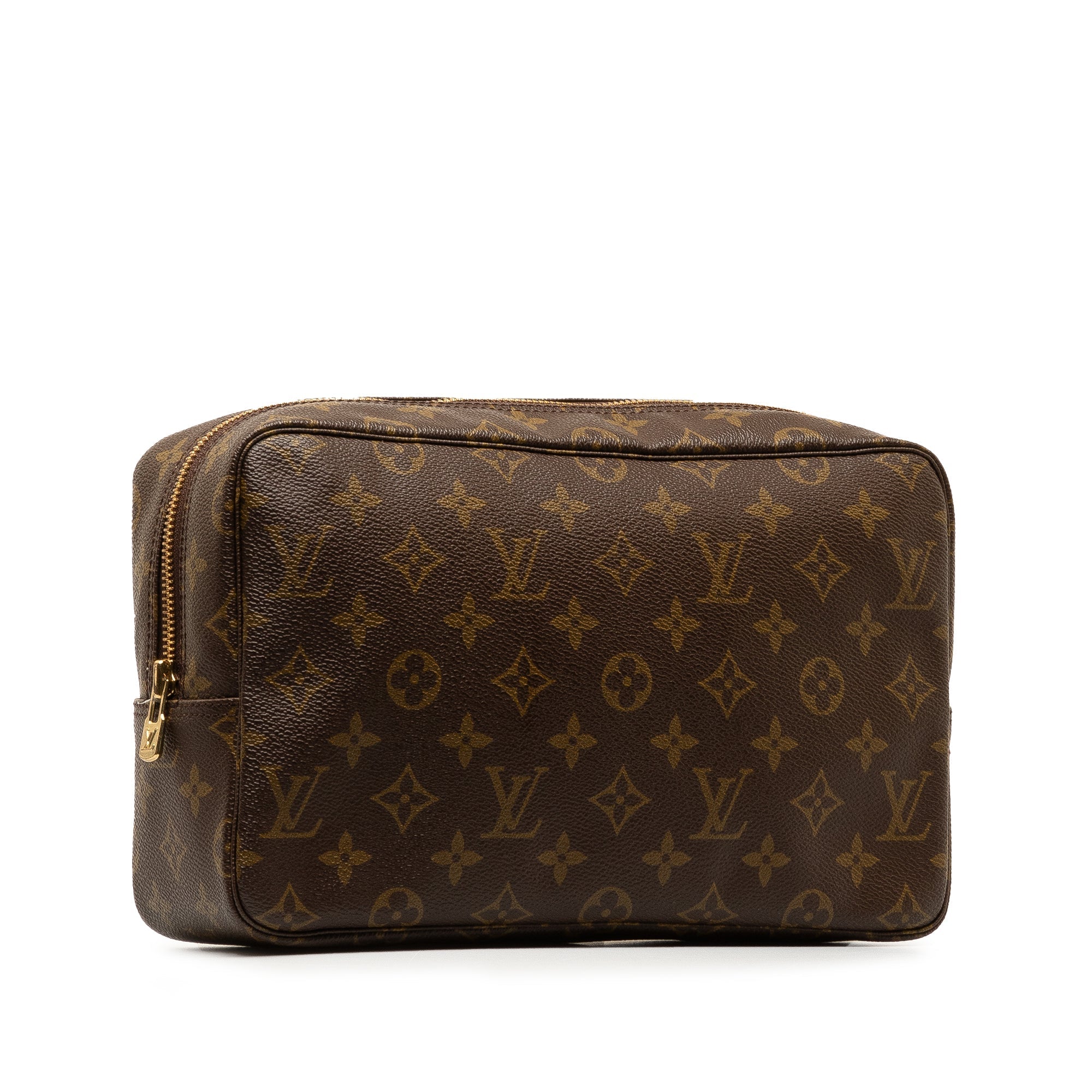 Brown Louis Vuitton Monogram Trousse Toilette 28 Pouch