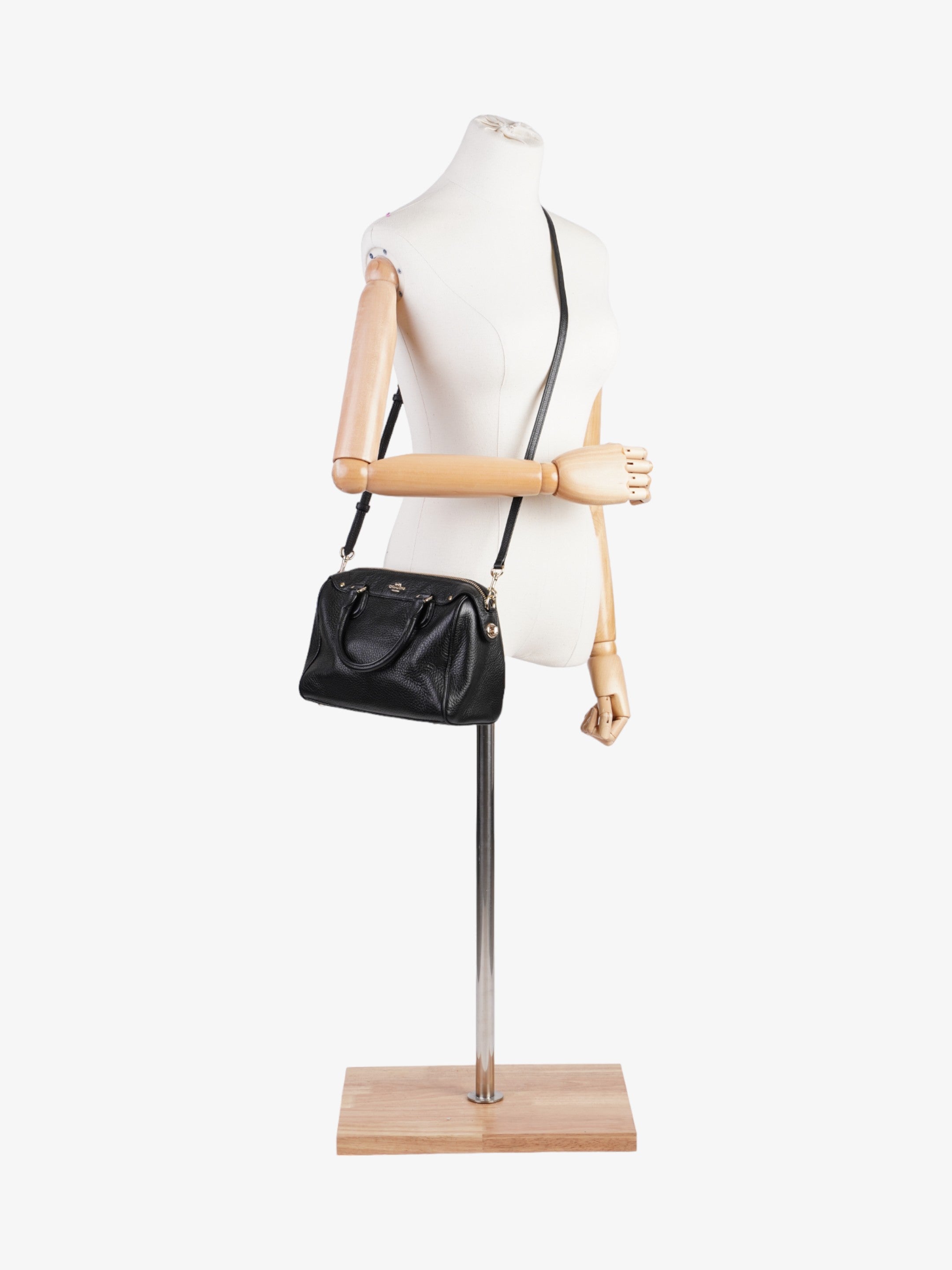 Coach Bennett Black Leather