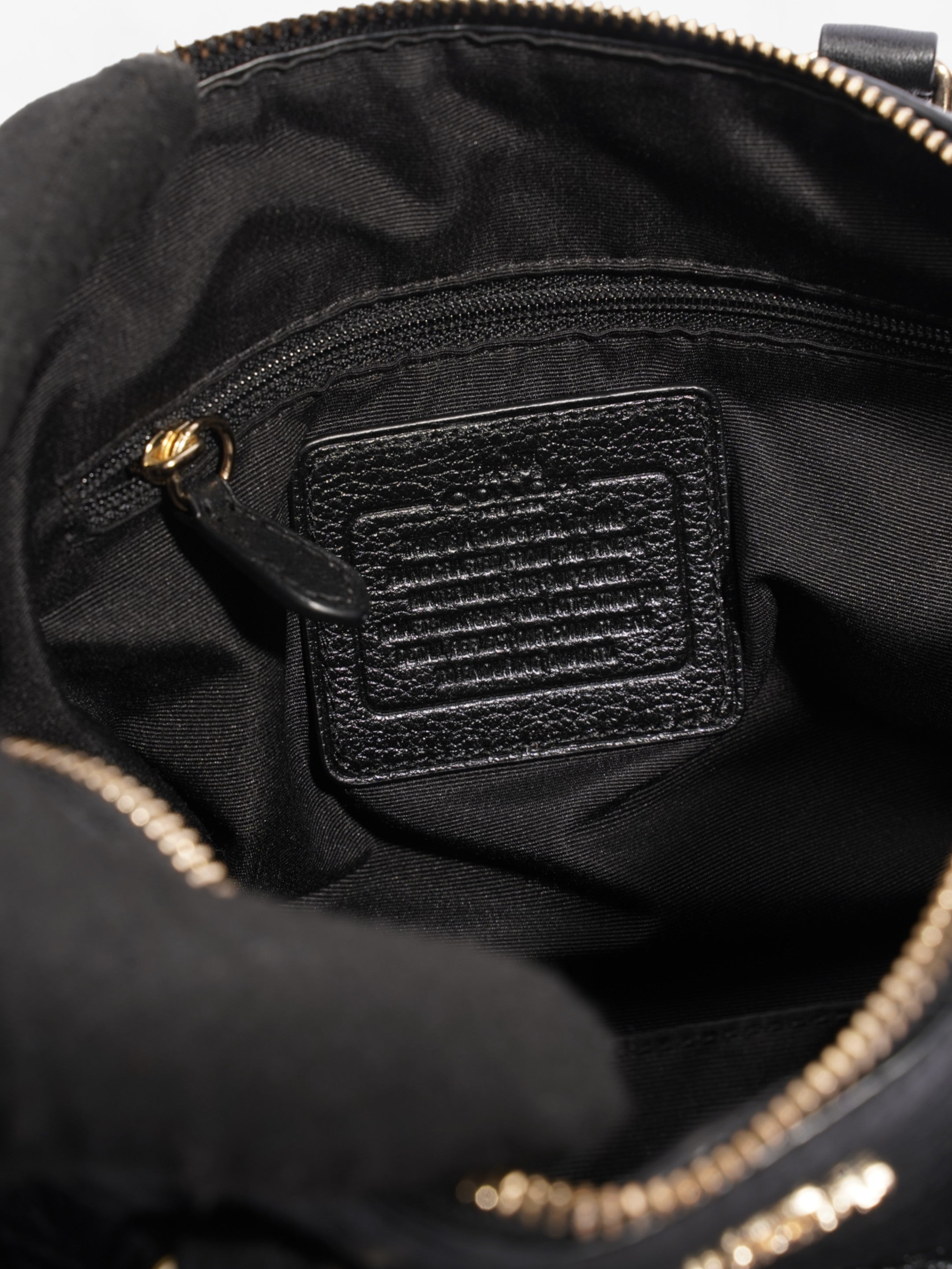 Coach Bennett Black Leather