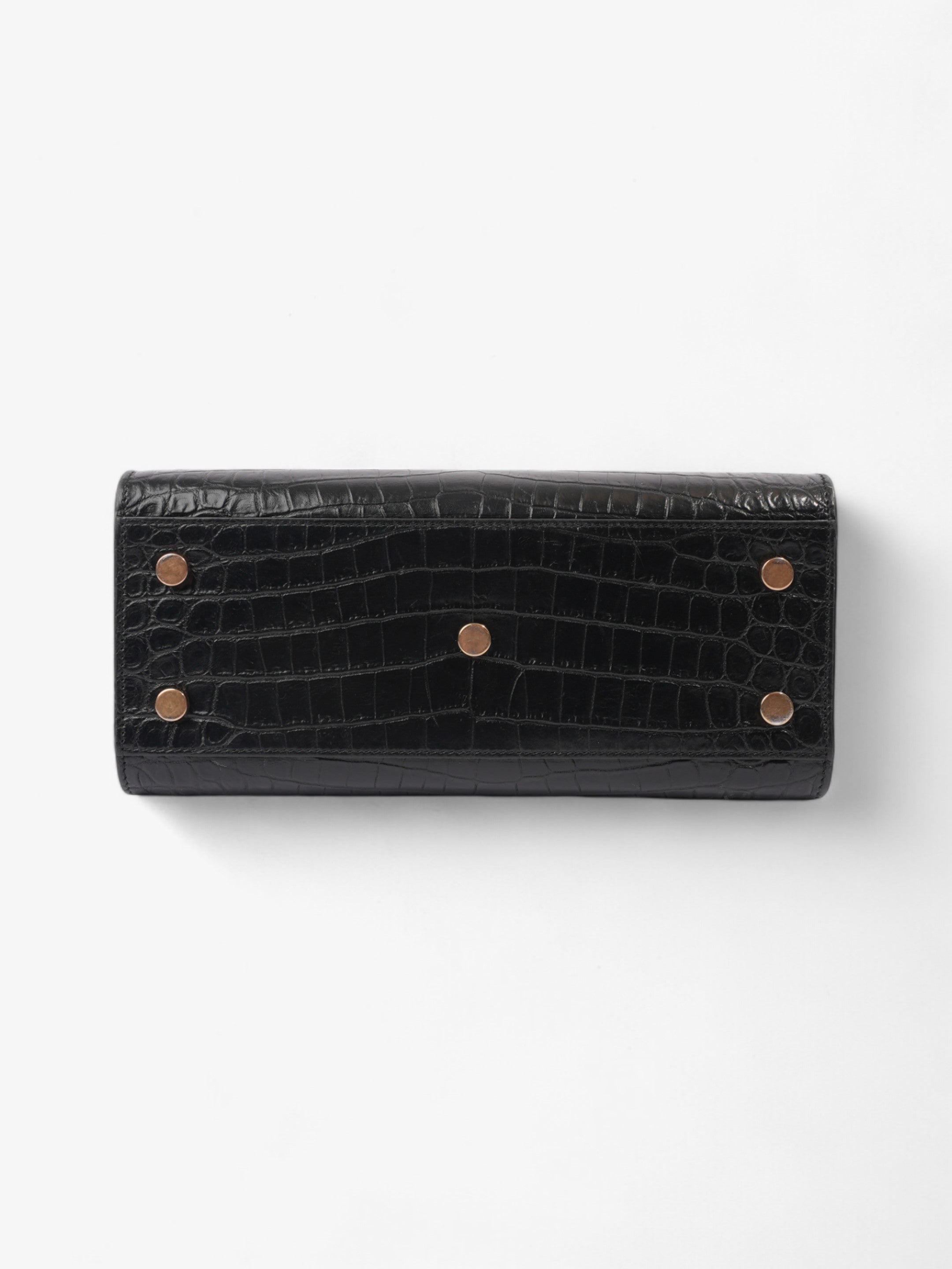 Saint Laurent Sac De Jour Black Embossed Leather Baby
