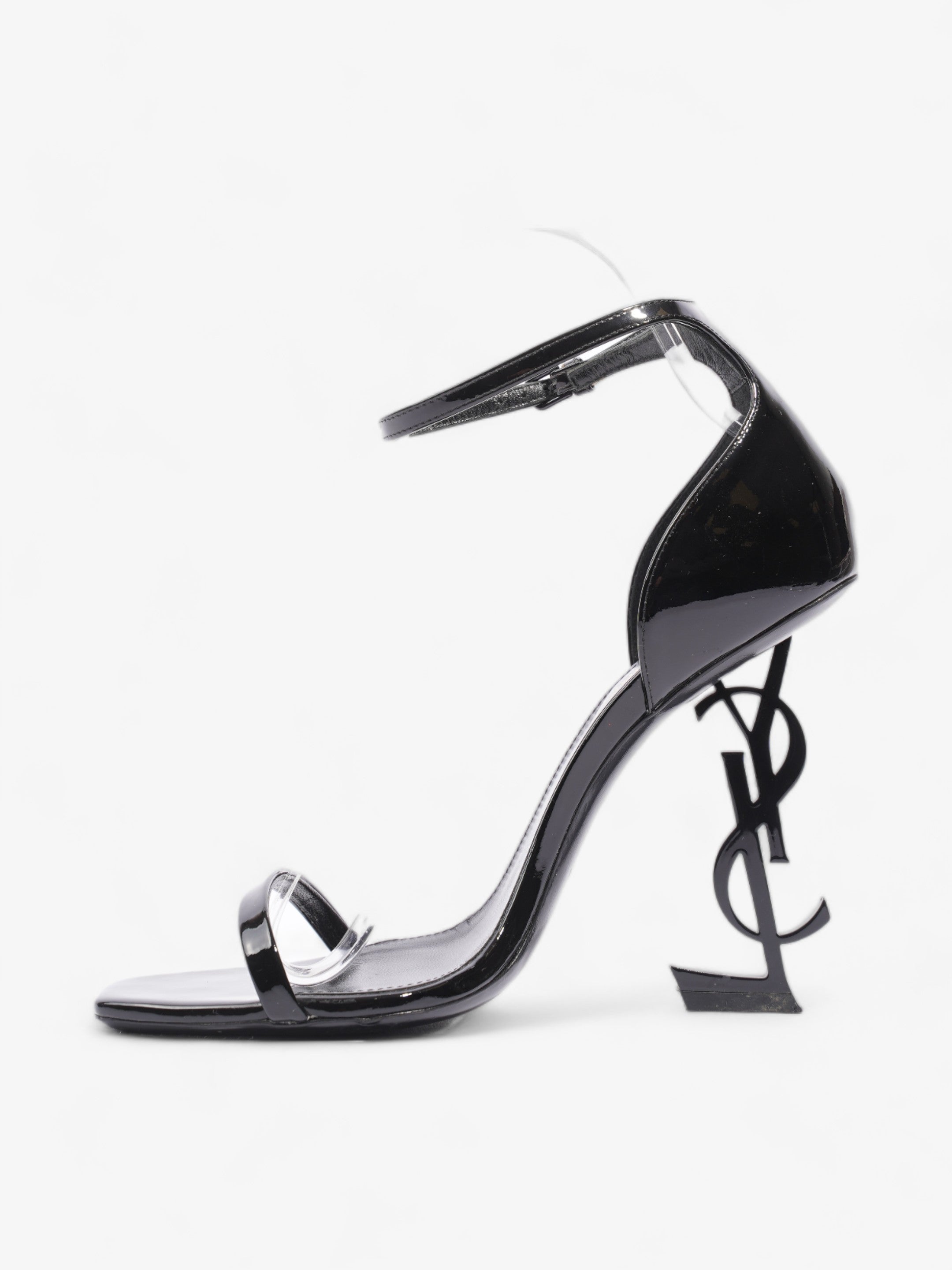 Saint Laurent Opyum 100mm Black Leather EU 37 UK 4