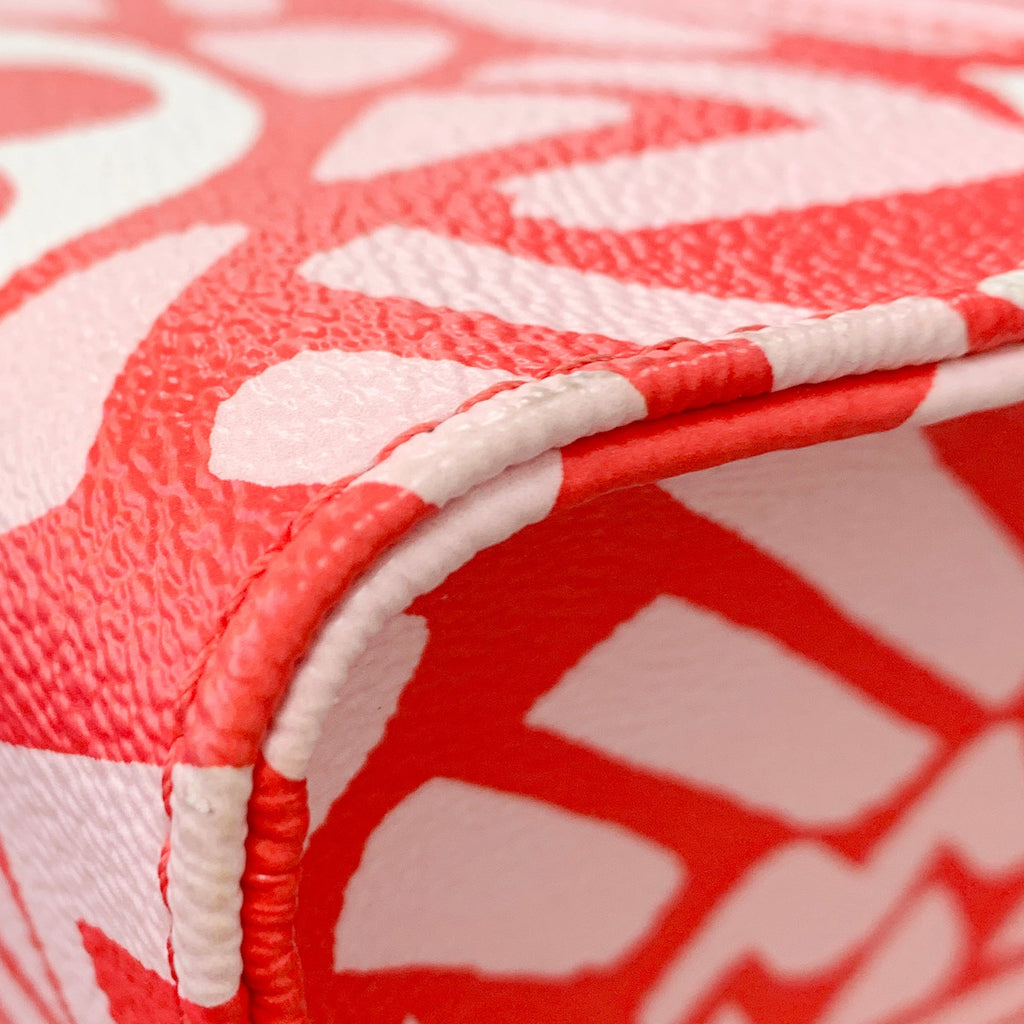 Louis Vuitton Onthego Red Crafty Giant Monogram Canvas