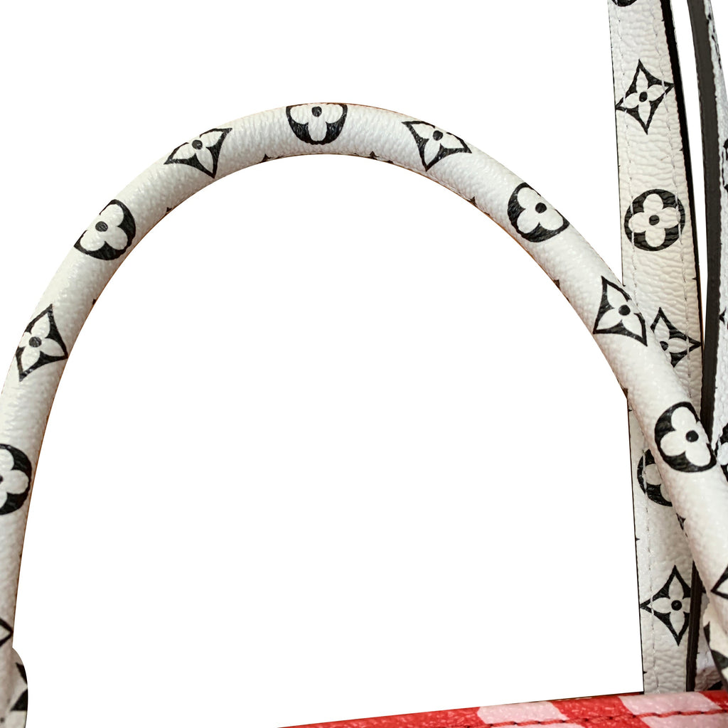 Louis Vuitton Onthego Red Crafty Giant Monogram Canvas