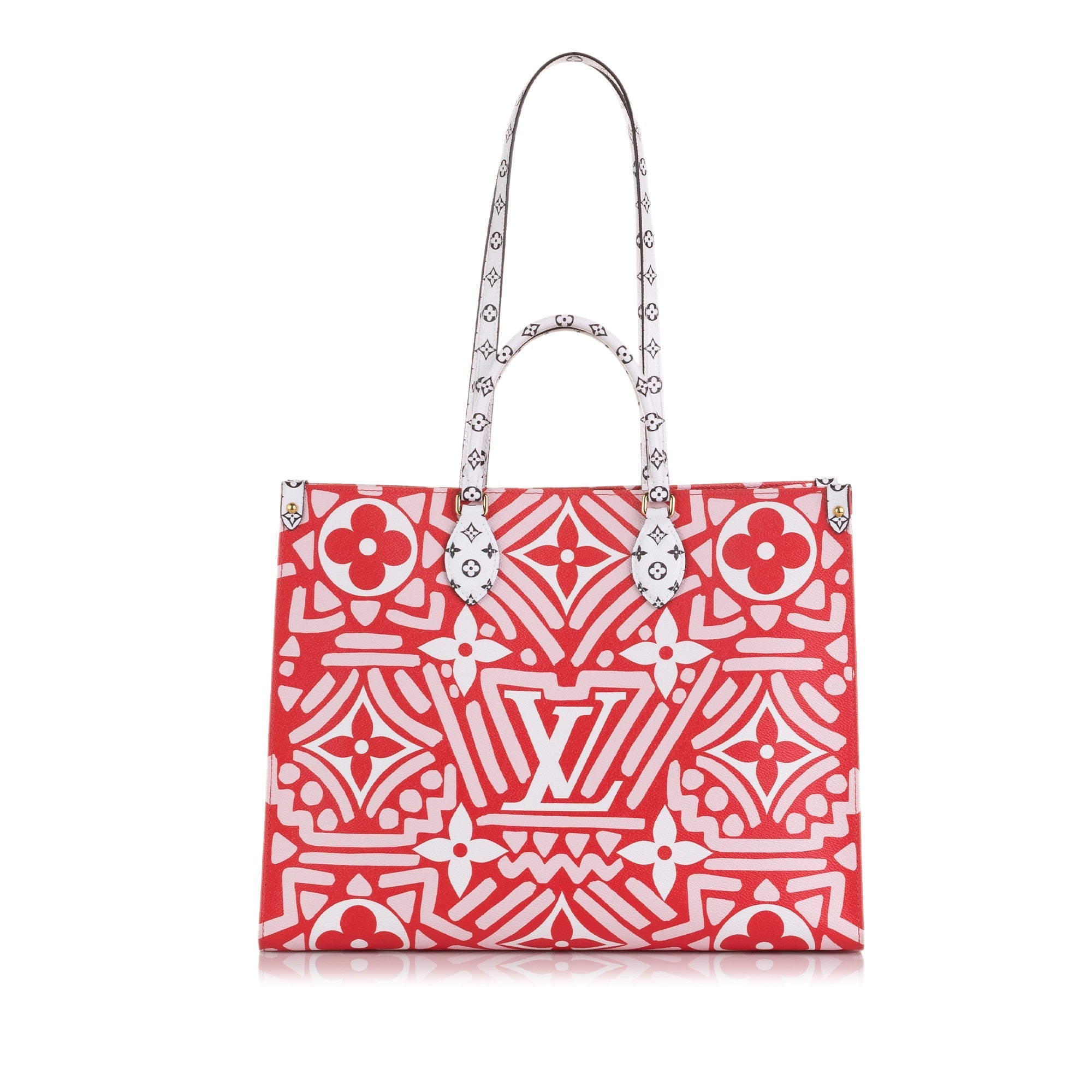 Louis Vuitton Onthego Red Crafty Giant Monogram Canvas