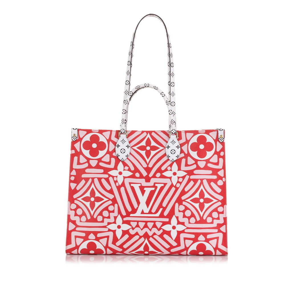 Louis Vuitton Onthego Red Crafty Giant Monogram Canvas