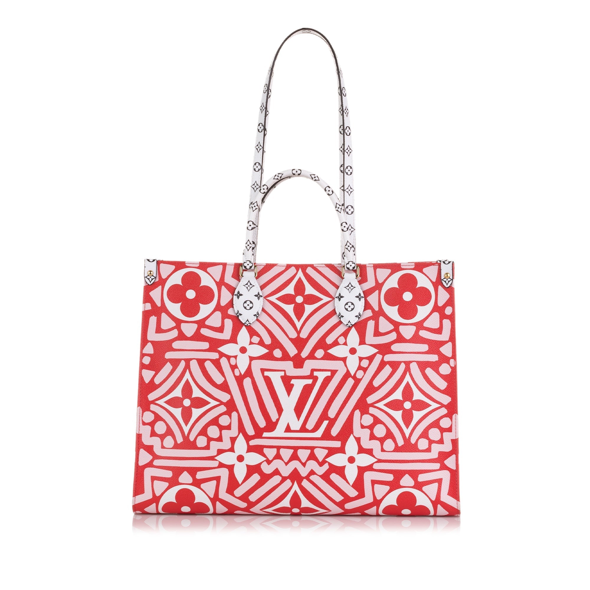 Louis Vuitton Onthego Red Crafty Giant Monogram Canvas