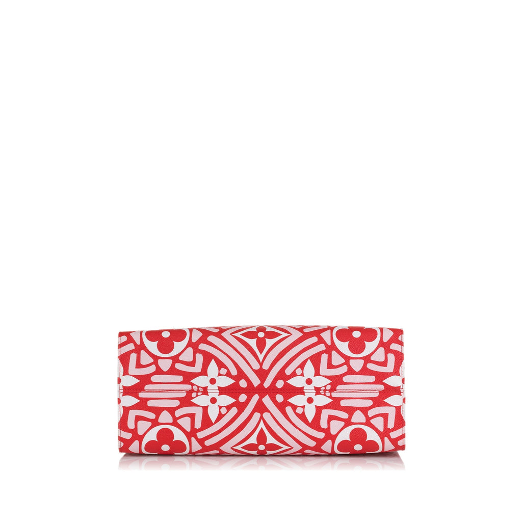 Louis Vuitton Onthego Red Crafty Giant Monogram Canvas