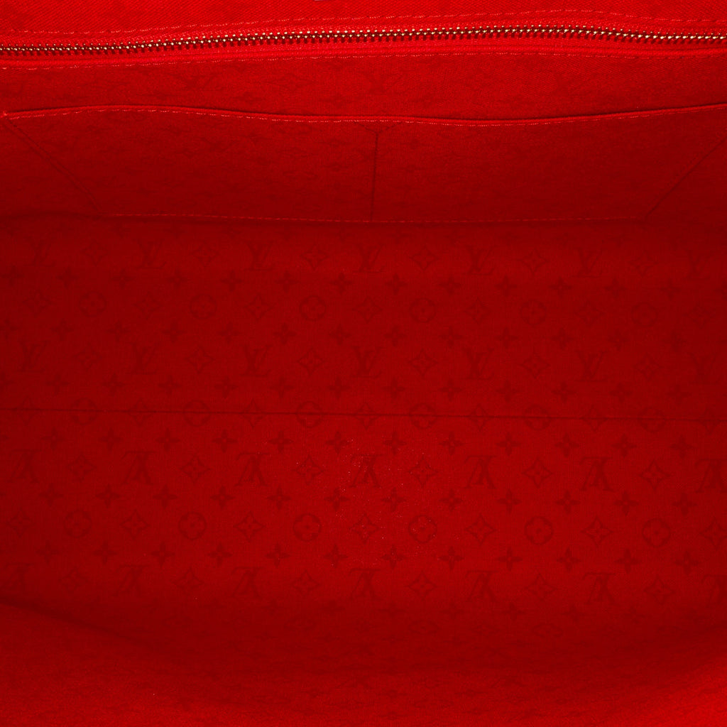 Louis Vuitton Onthego Red Crafty Giant Monogram Canvas