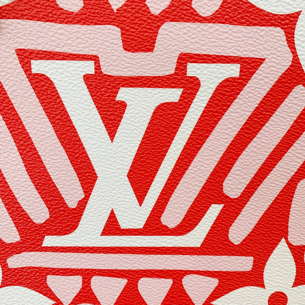 Louis Vuitton Onthego Red Crafty Giant Monogram Canvas