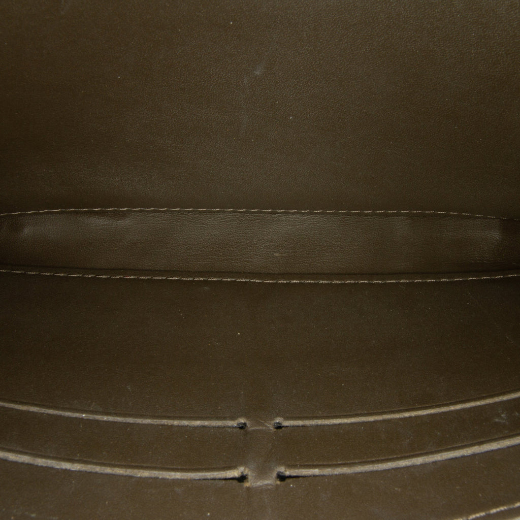 Brown Louis Vuitton Monogram Vernis Zippy Wallet