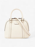 Gucci GG Dome White Guccissima Leather