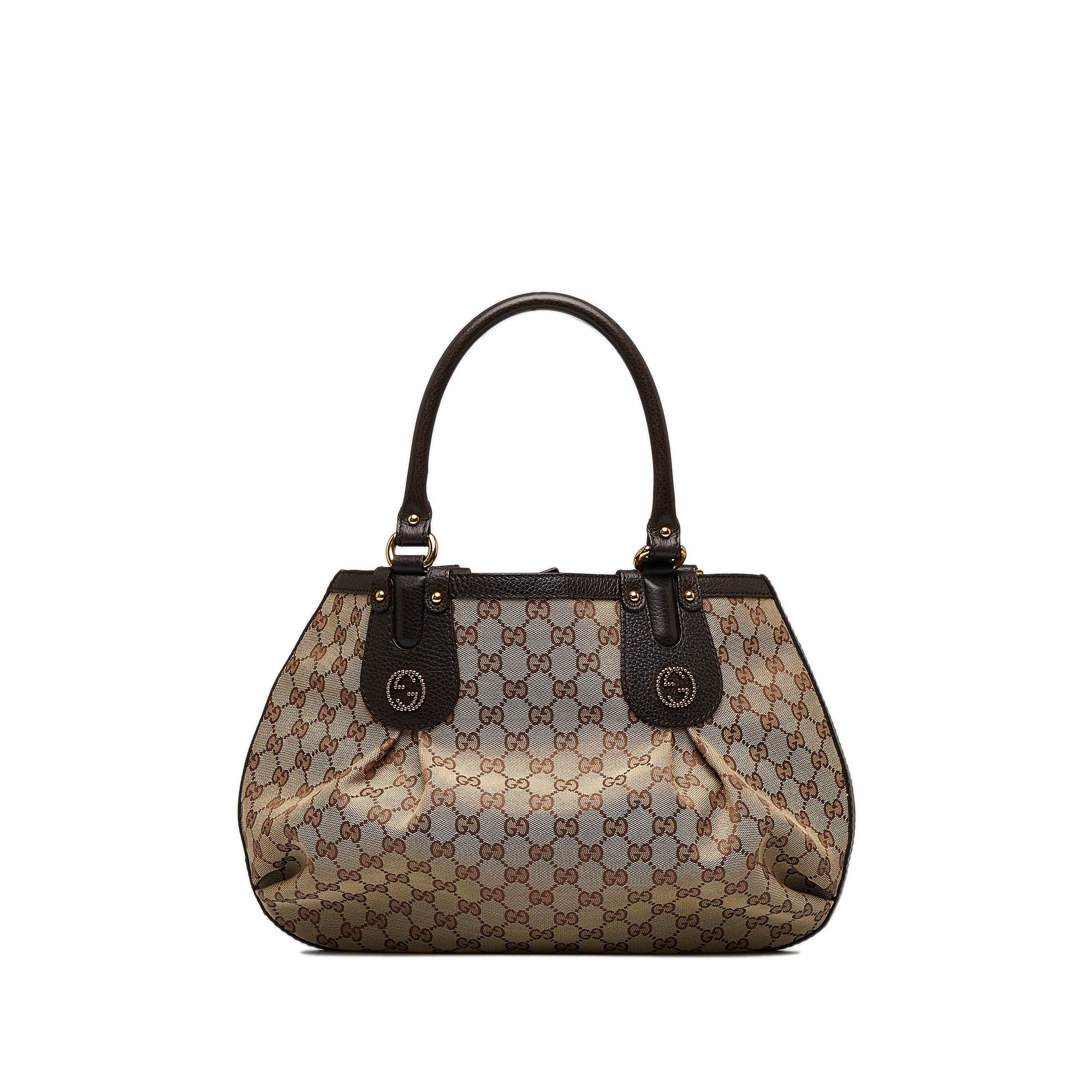 Brown Gucci GG Canvas Tote Bag