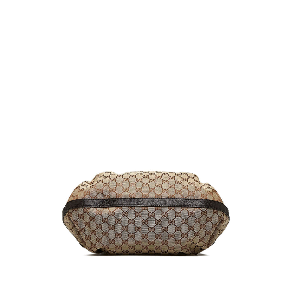 Brown Gucci GG Canvas Tote Bag