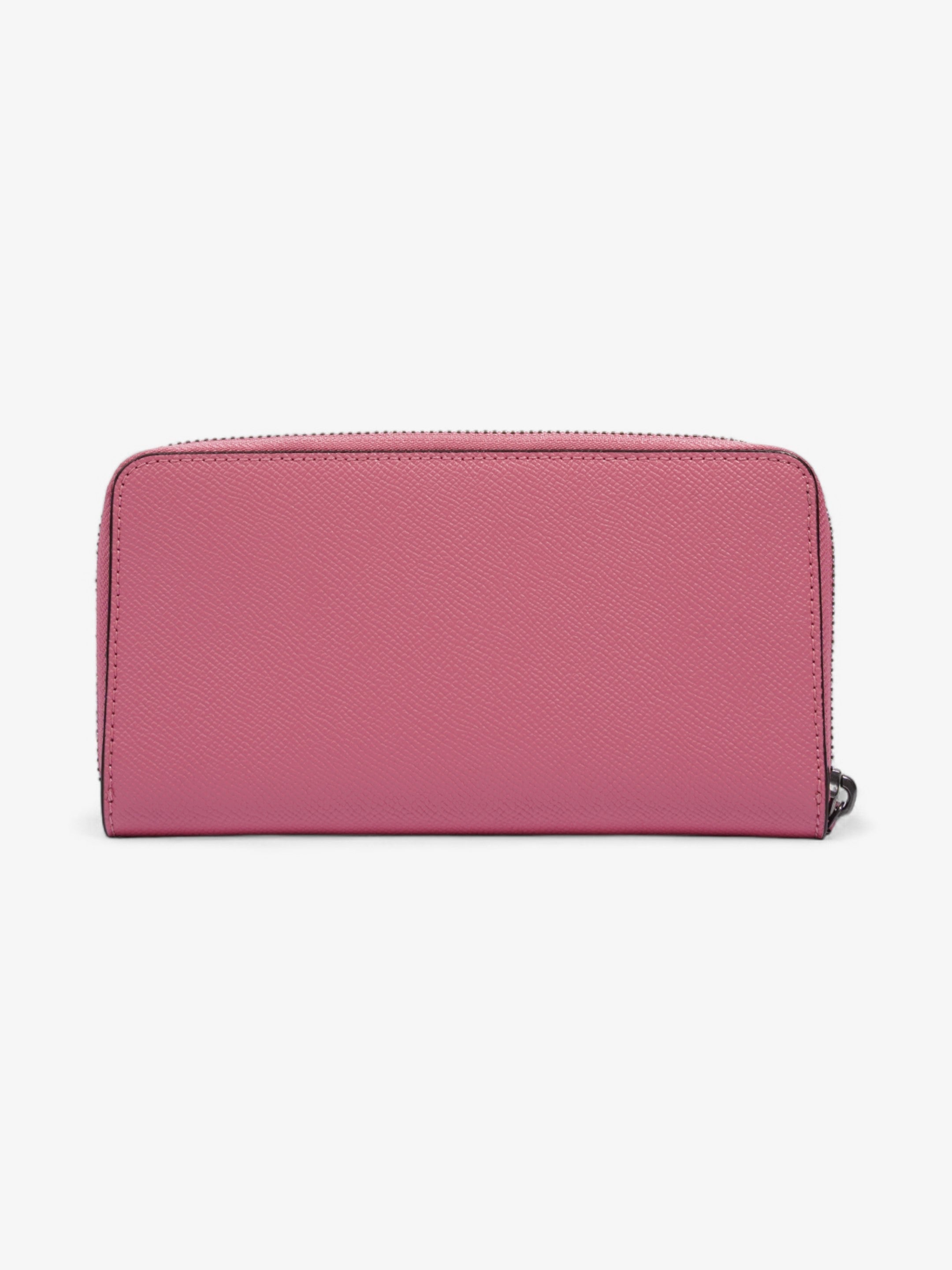 Coach Zip Wallet Pink / Pink Leather