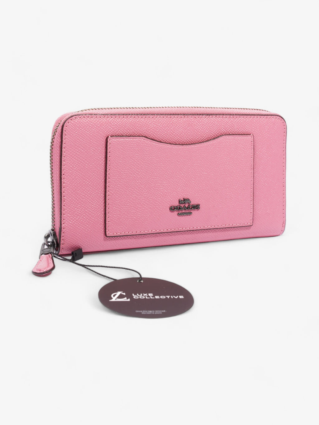 Coach Zip Wallet Pink / Pink Leather