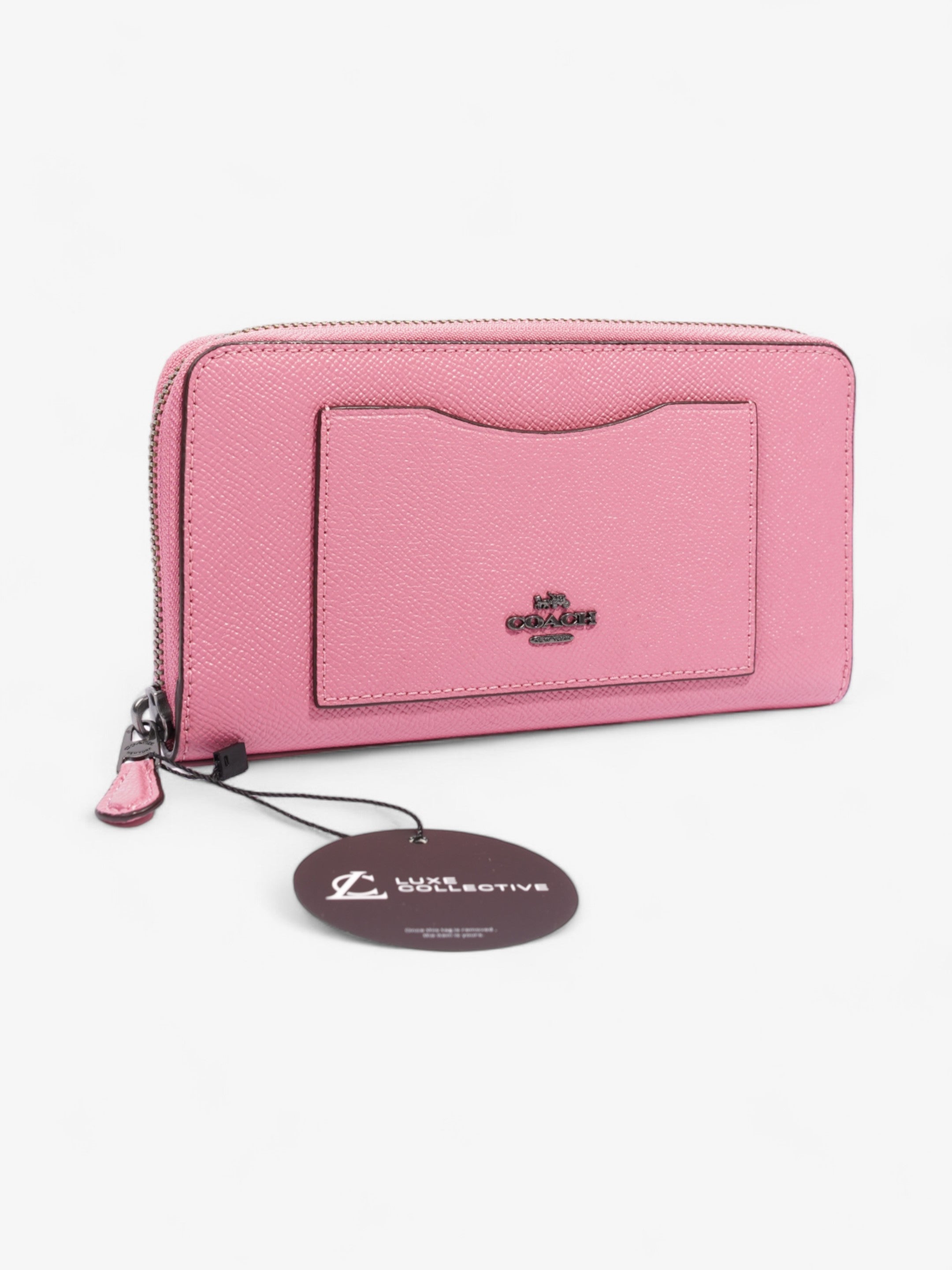 Coach Zip Wallet Pink / Pink Leather