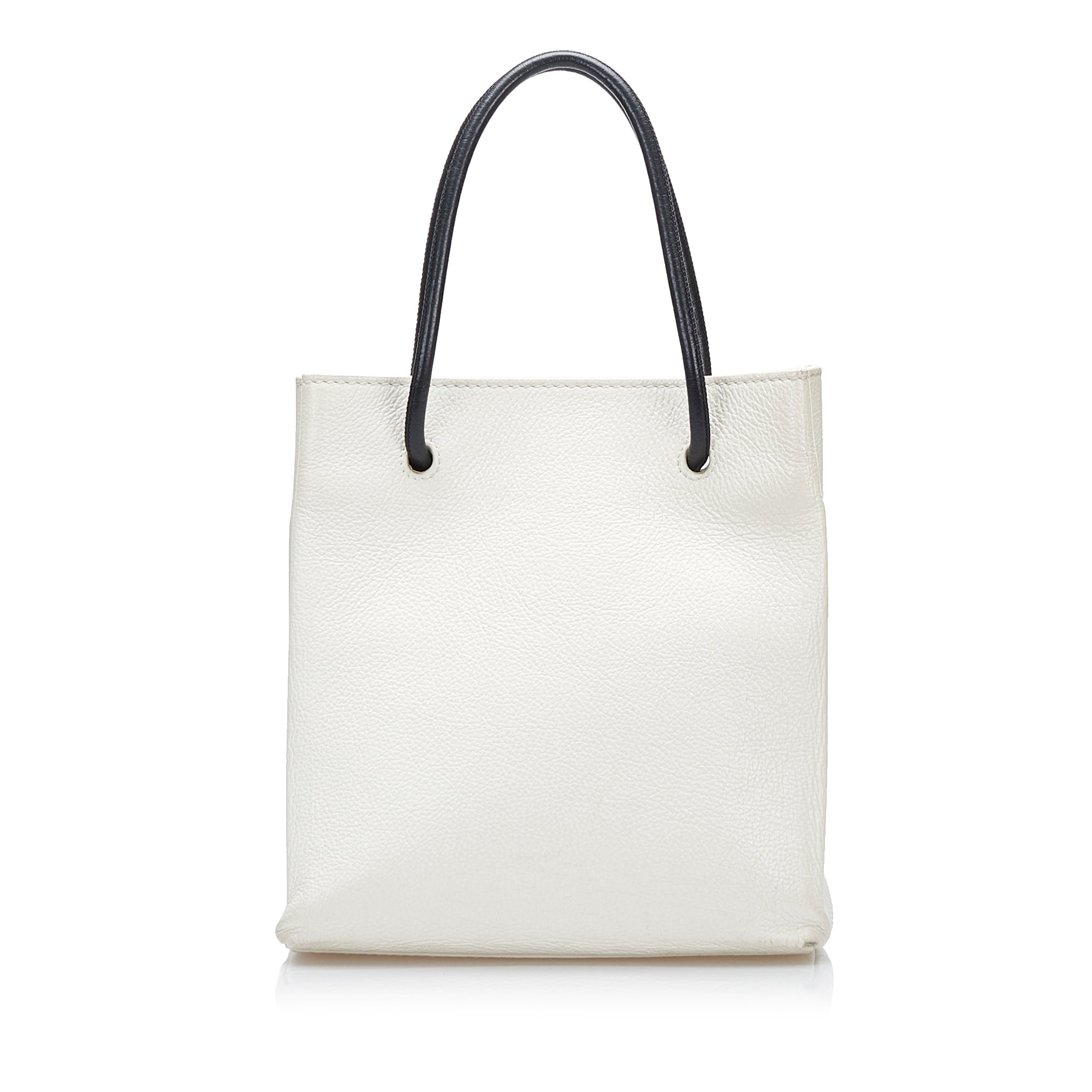 White Balenciaga XXS Shopping Tote Bag