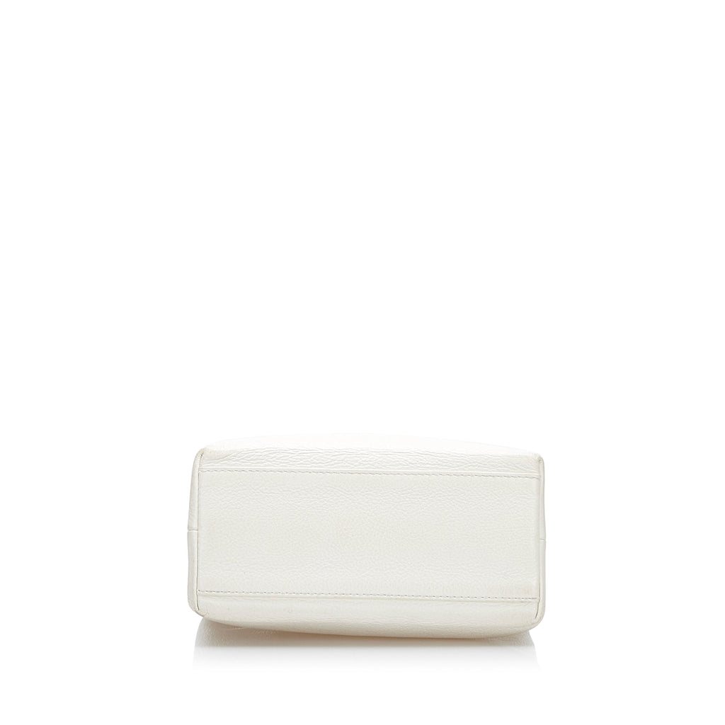 White Balenciaga XXS Shopping Tote Bag
