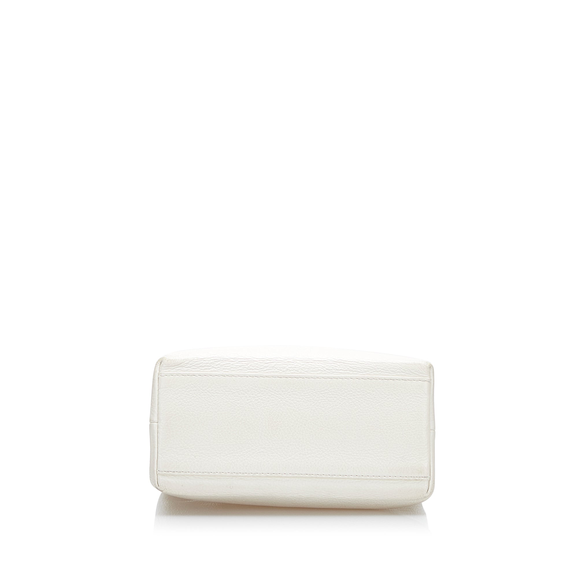 White Balenciaga XXS Shopping Tote Bag