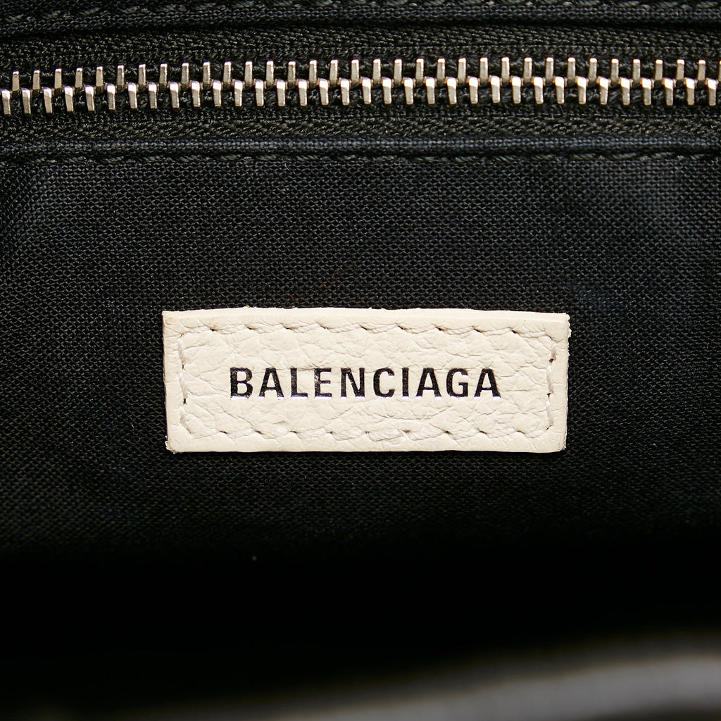 White Balenciaga XXS Shopping Tote Bag