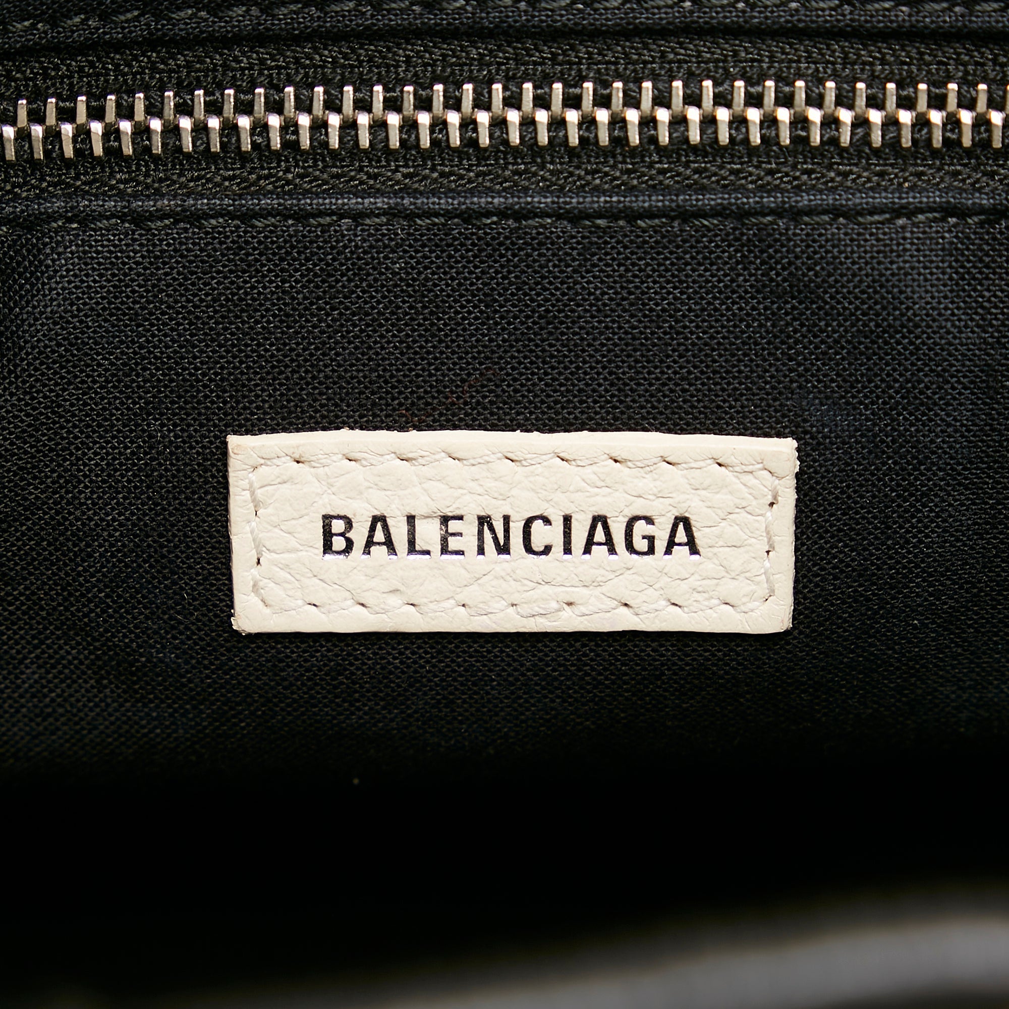 White Balenciaga XXS Shopping Tote Bag