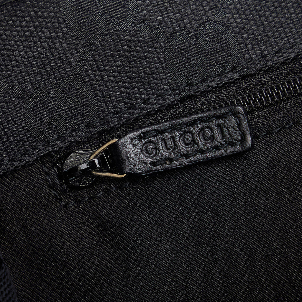 Black Gucci Leather Abbey Tote