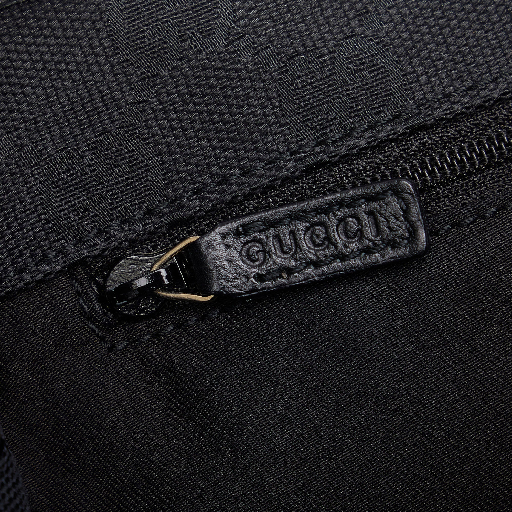 Black Gucci Leather Abbey Tote