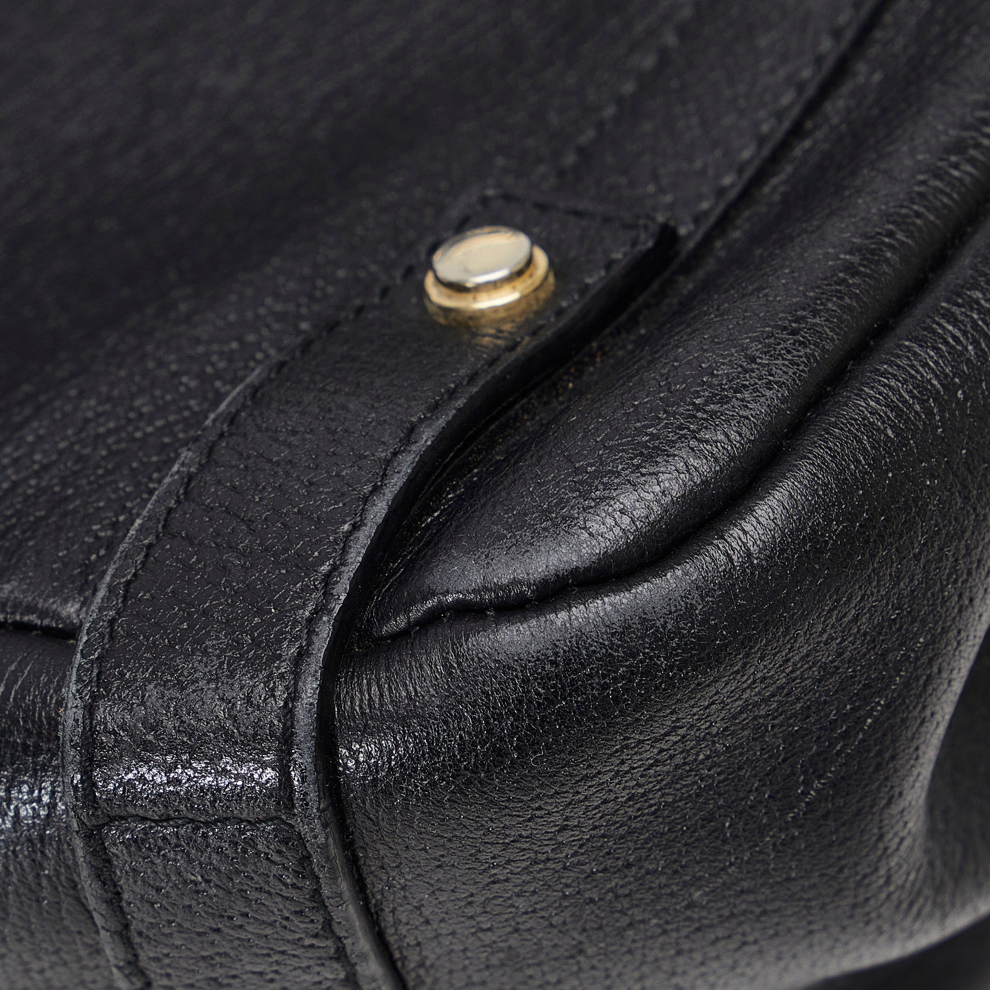 Black Gucci Leather Abbey Tote