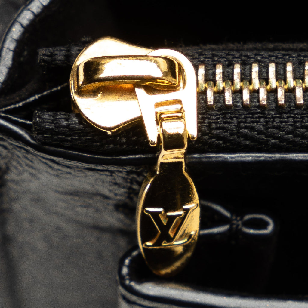 Black Louis Vuitton Monogram Empreinte Vavin Wallet on Chain Crossbody Bag