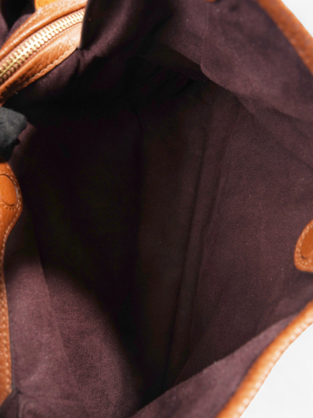 Coach Lori Orange / Brown Leather