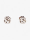 Gucci Interlocking Earrings White Gold White Gold