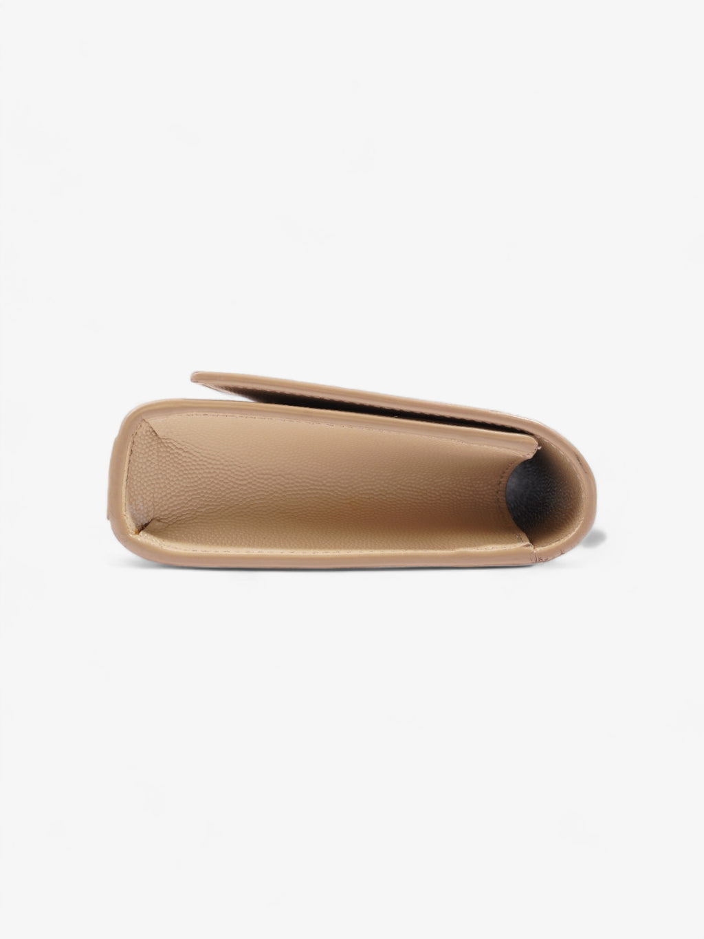 Saint Laurent Kate Pouch Beige Grained Leather