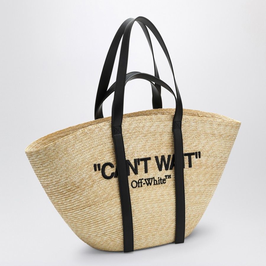 Day Off Raffia Tote Bag