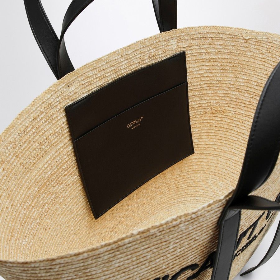 Day Off Raffia Tote Bag