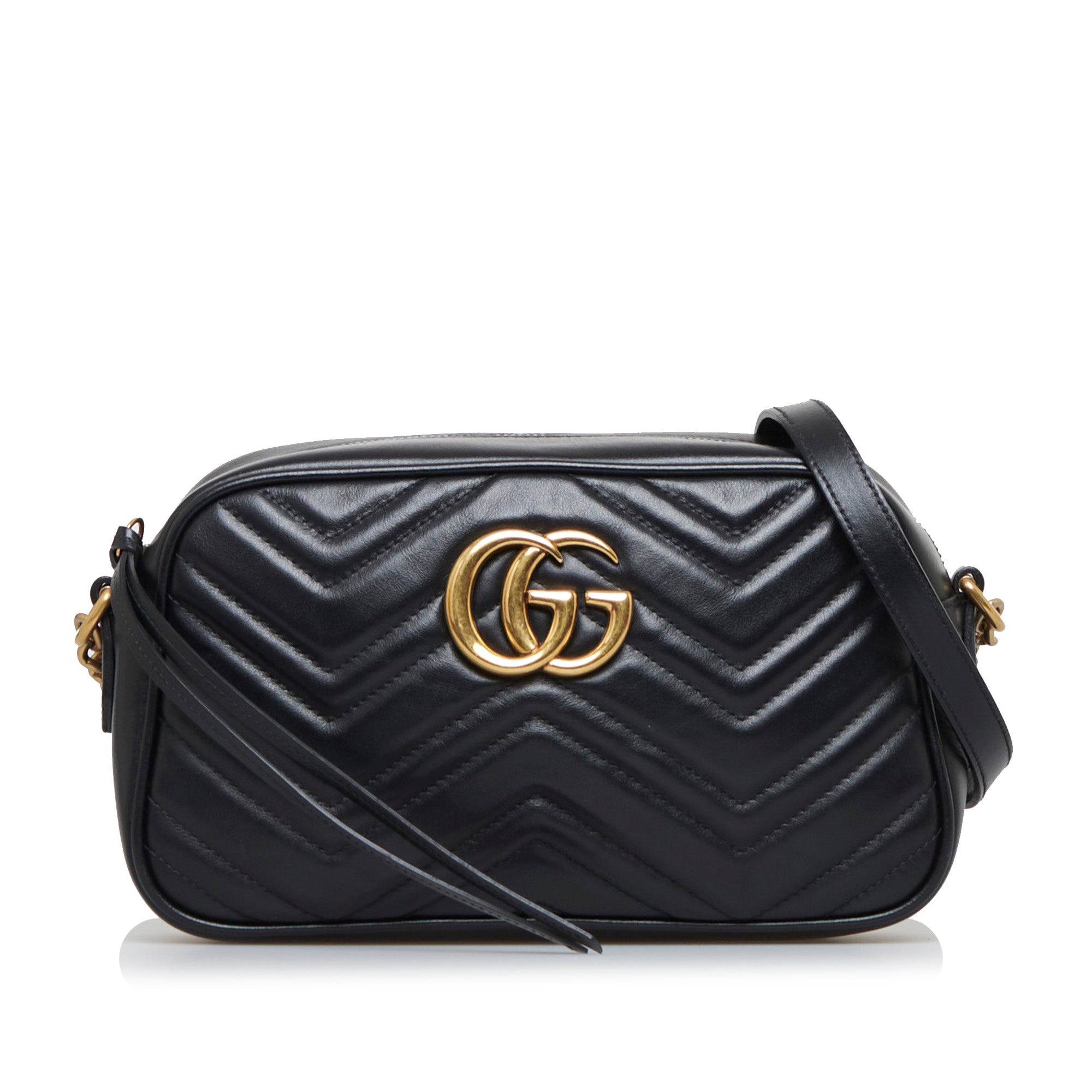 Gucci GG Marmont Small Black MatelassÃƒÆ’Ã‚Â©