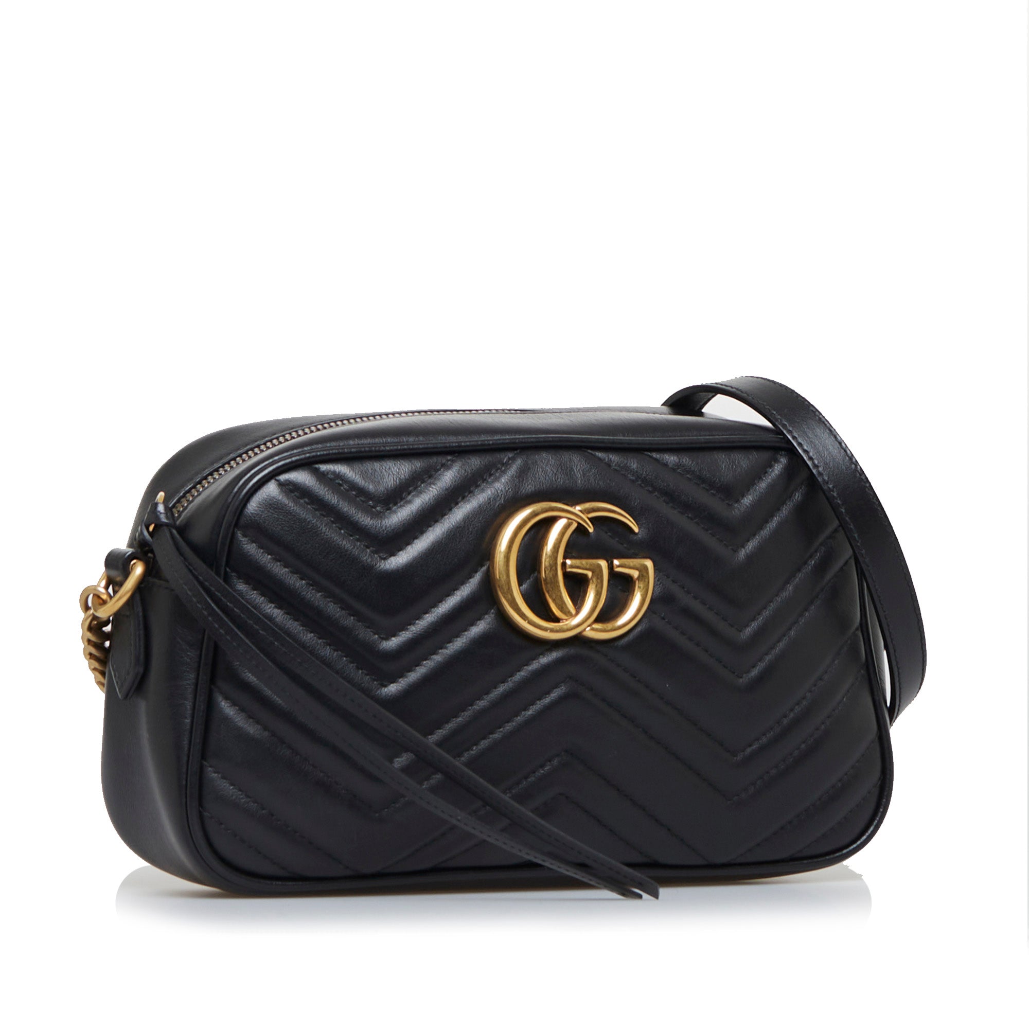 Gucci GG Marmont Small Black MatelassÃƒÆ’Ã‚Â©