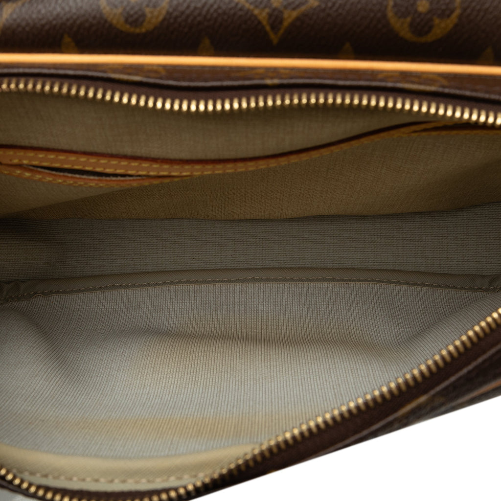 Brown Louis Vuitton Monogram Reporter PM Crossbody Bag