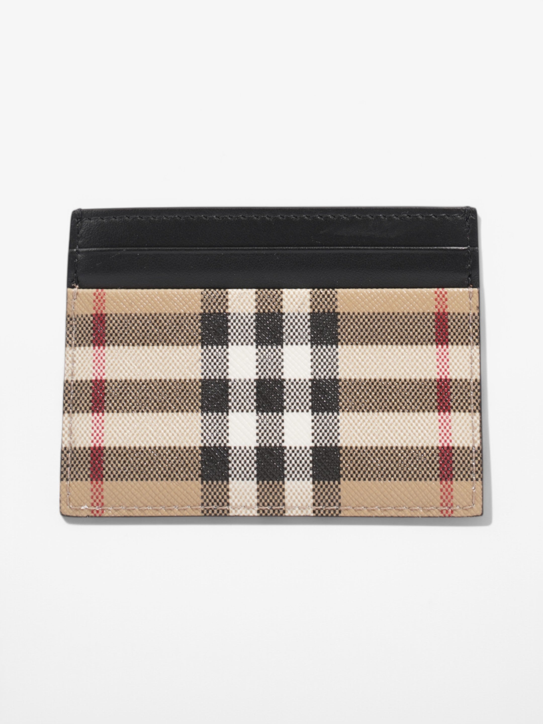 Burberry Card Holder Archive Beige Coated Canvas