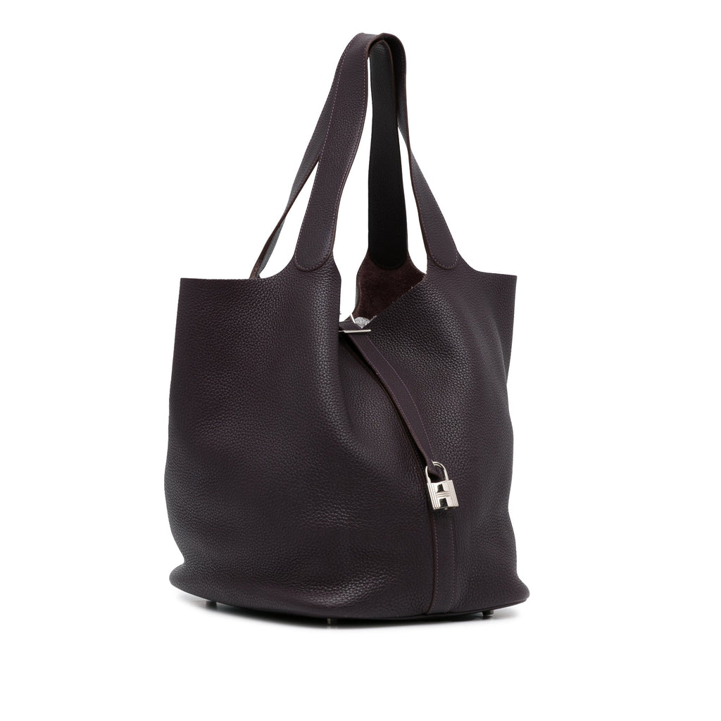 HermÃƒÆ’Ã‚Â¨s Picotin Lock 31 TGM Black Clemence Palladium
