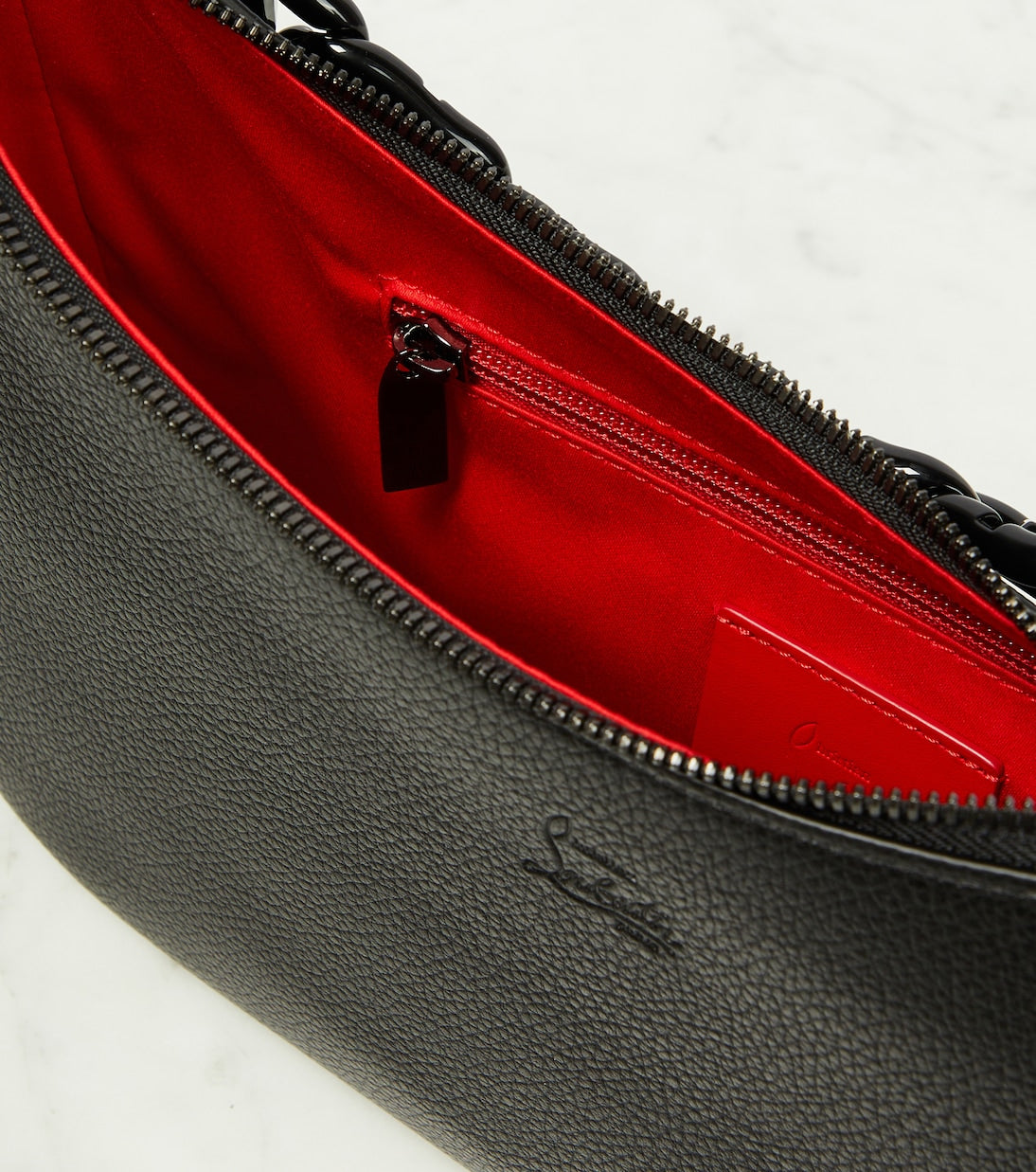 Christian Louboutin Women Large Loubila Chain Leather Shoulder Bag