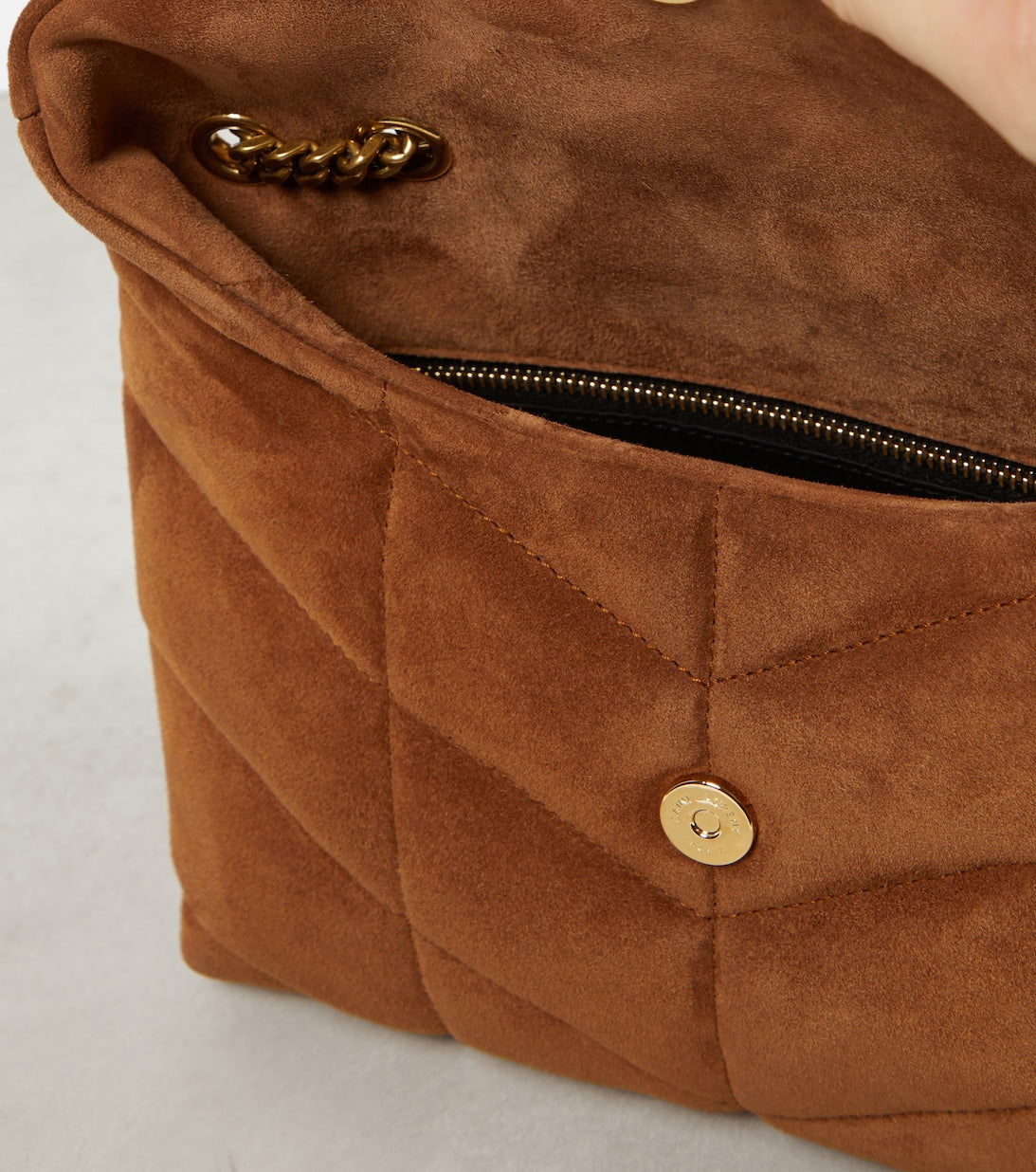 Saint Laurent Women Oy Puffer Leather Shoulder Bag